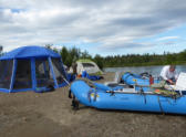 Zeltlager auf dem Float Trip